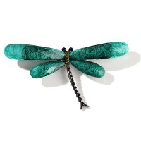 SB393 - Blue Dragonfly Brooch